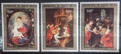 Верхняя Вольта 1983 г. Искусство Живопись Питер Пауль Рубенс серия 3 марки-150.JPG