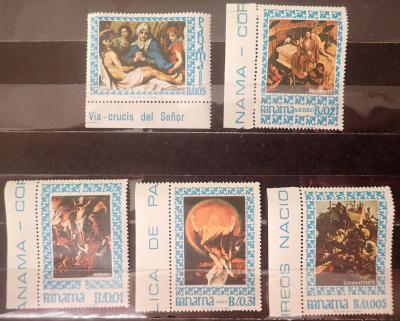 Панама 1967, Рубенс, Рафаэль и др, ЖИВОПИСЬ, ИСКУССТВО, 6 марок, MNH. -150.JPG