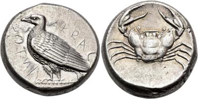 2017....... Akragas. Circa 465:460-445:440 BC. Tetradrachm.jpg
