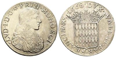 Луи I, экю 1668.jpg