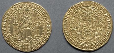 Англия, Генрих VII, соверен 1504-1509..jpeg