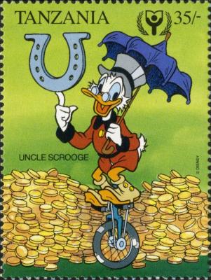 The-letter--U----Uncle-Scrooge-on-his-unicycle.jpg