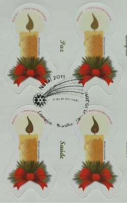 Brazil Stamp Christmas Balls Religion 2011 Sextille Horizontal-2.jpg
