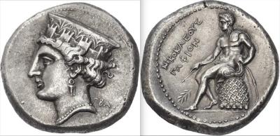 Пафос. Paphos, Nikokles, distater 325 BC - 312 BC.jpeg