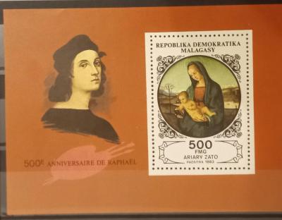 Мадагаскар 1983 Искусство Живопись Рафаэль-121 (2).jpg
